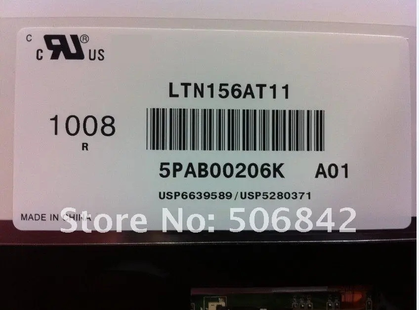 15," ноутбук ЖК-экран LTN156AT11 A+ 1366*768