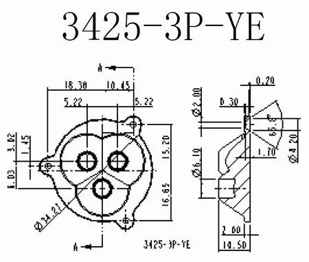 Wholesale & Retail, LED Optical Lens 3P, PMMA materials, #3425-3P, #3430-3P
