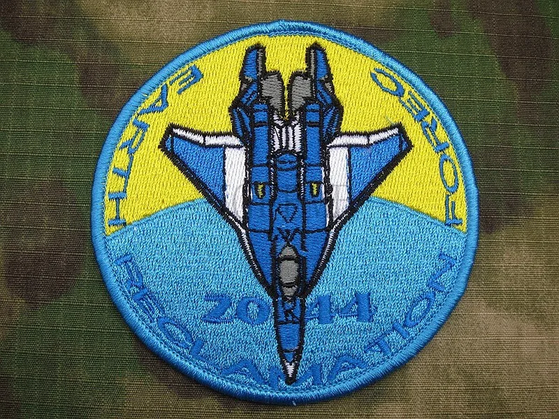 Robotech Macross тень команды вышитые патч B2565