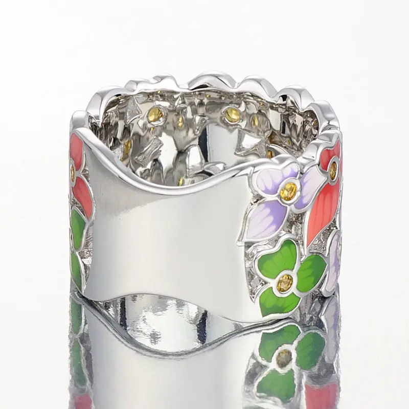 Silver Ring R308749ENABRW-SV3-W