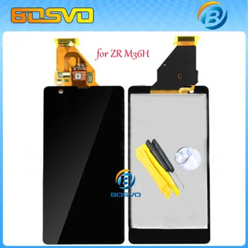 100% Brand new LCD Display with Touch Screen digitizer assembly for Sony for Xperia ZR M36h C5502 C5503 1pcs free shipping+tools