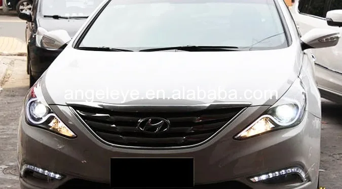 Для Hyundai Sonata YF Sonata I45 фары ангельские глазки светодиодный фонарь 2009- год LD