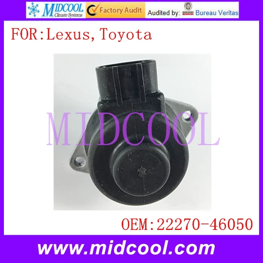 Автоматический Клапан Регулировки Холостого Хода IAC использование OE NO. 2227046050/22270-46050 для Lexus Toyota