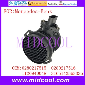 

New Mass Air Flow Sensor use OE No. 0280217515 , 0280217516 , 1120940048 , 3165142563336 for Mercedes-Benz