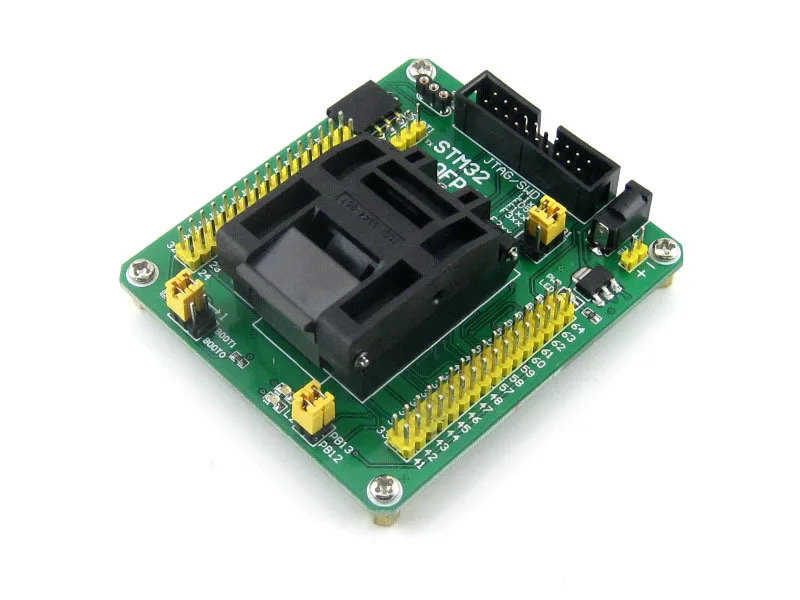 QFP64 LQFP64 STM32F10xR STM32L1xxR STM32F2xxR STM32F4xxR Yamaichi IC Тесты гнездо адаптера 0,5 мм шаг = STM32-QFP64