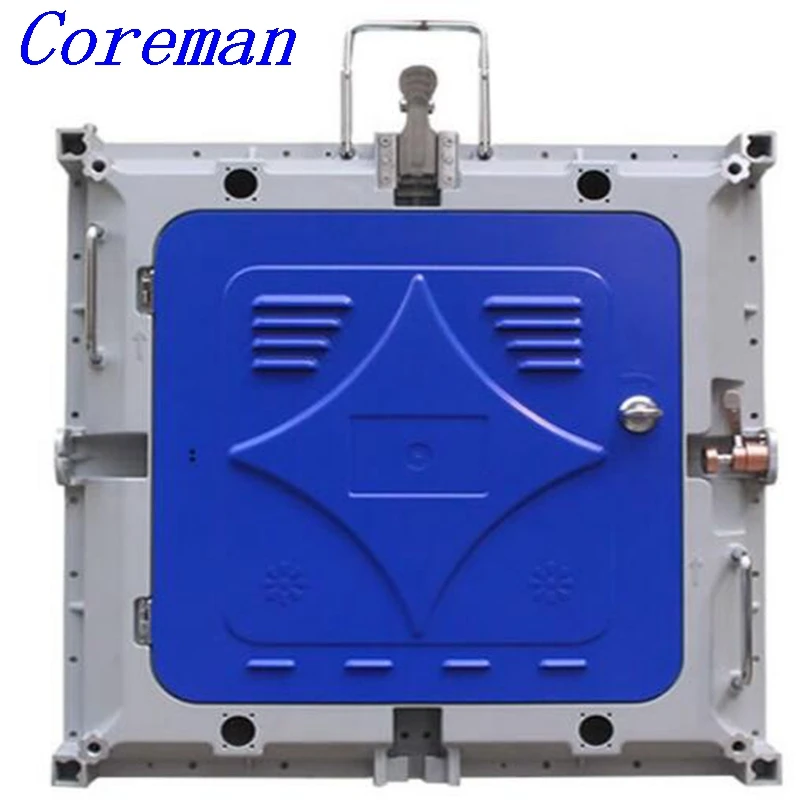 

Coreman high quality rgb p4 led display video indoor cabinet slim thickness p1.9 p2.5 p3 p4 p5 p6 p8 p10 video wall panel