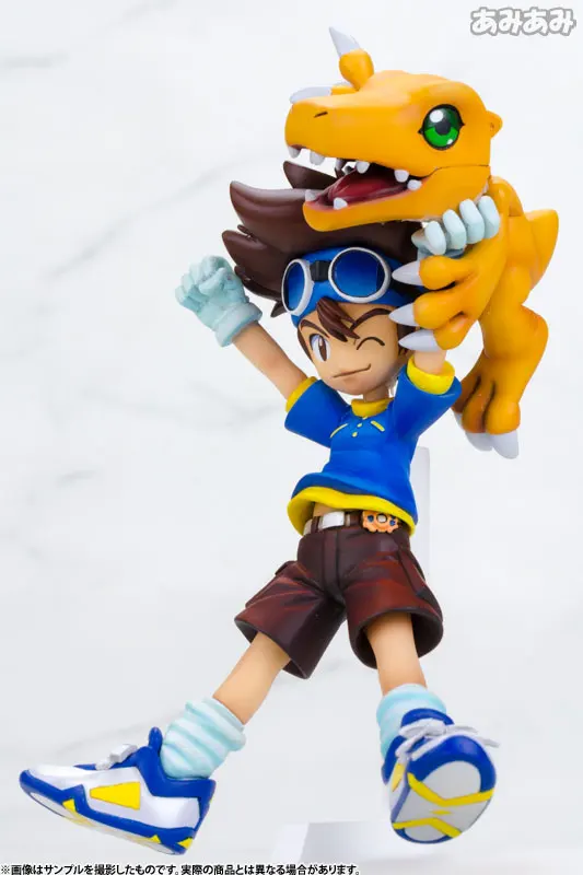 MegaHouse G.E.M. Полная фигурка-тайчи "Тай" Kamiya& Agumon из "Приключения Дигимонов"