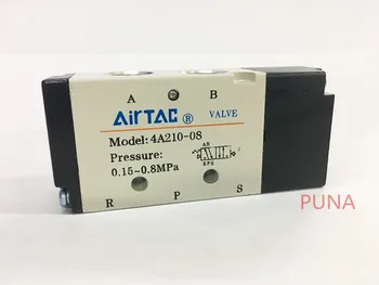 

Wholesale Airtac Air Valve 5 Way Pneumatic Air Control Solenoid Valves 4A210-08 1/4" bsp PT1/4