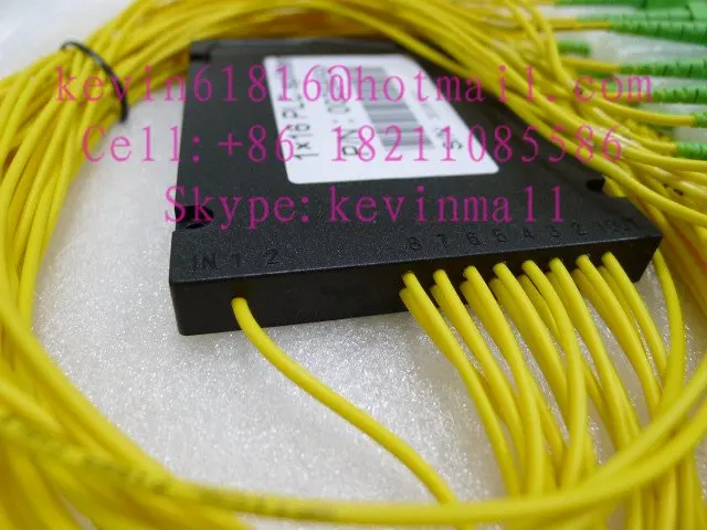 1x16 PLC сплиттер, siglemode, SC/APC, FC, ST, LC, SC/разъем для ПК ODN