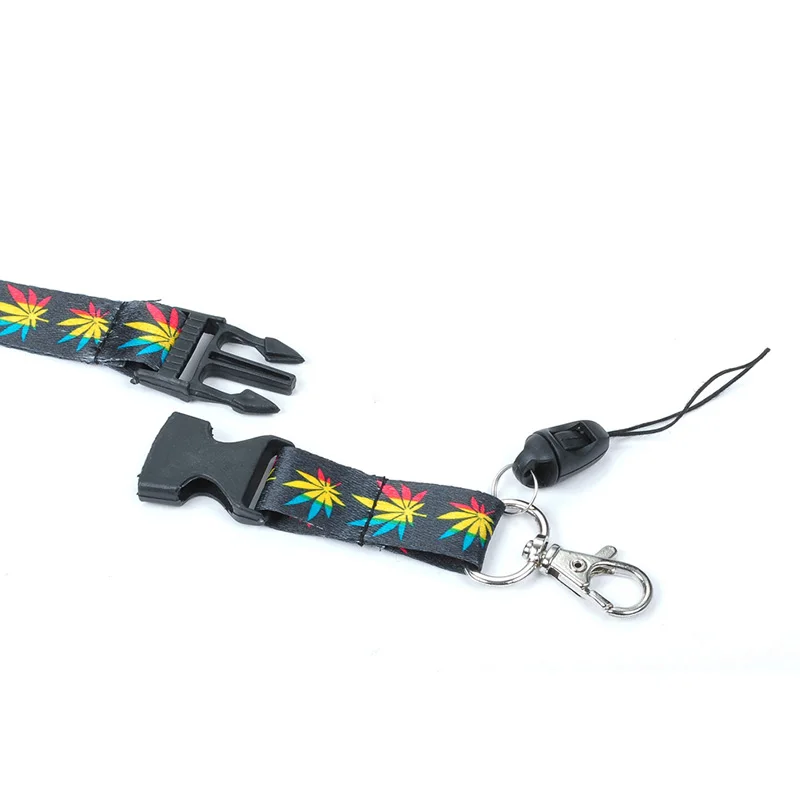 Прямая поставка цветной шнурок с пеньковыми листьями цепочка на шею ожерельлье