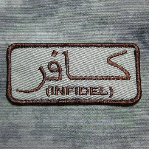Tan Afghanistan США темно-синий SealTeam6 INFIDEL военный тактический боевой вышивка патч B2782