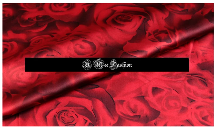 SS017 SP091 чистый шелк/Roses' любовь/Высокое качество Модный принт/шелковая ткань тутового шелка/ширина 1,18-1.25yd/2 узора доступны