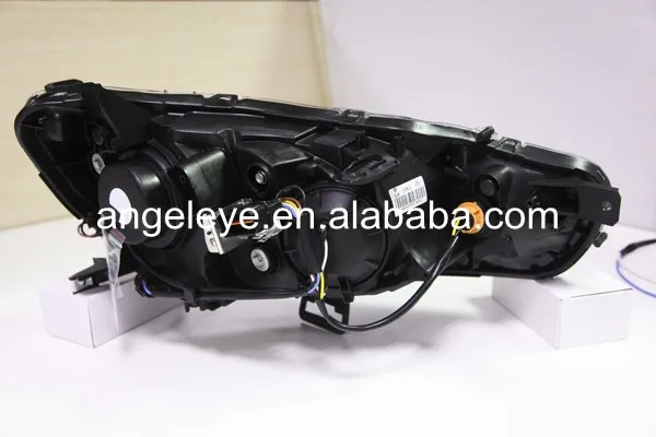 2008-2013 год для Mitsubishi для Lancer Exceed светодиодный головной свет ангельские глазки с биксеноновыми линзами проектора PW