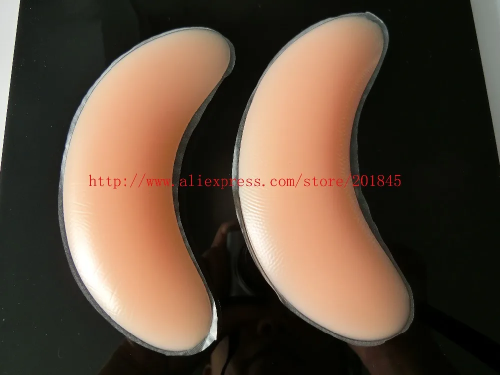 Home Anti Chest Expansion Crescent Stand Chest Pad Inserts 82.5g Clients First Honey 2pairs/pack Medical Silicone