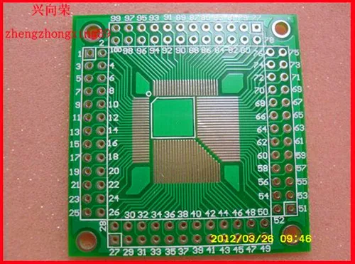 

Free Shipping!!! QFP64 ~ QFP100Pin / paste transfer line TQFP64-TQFP100 adapter plate /Electronic Component