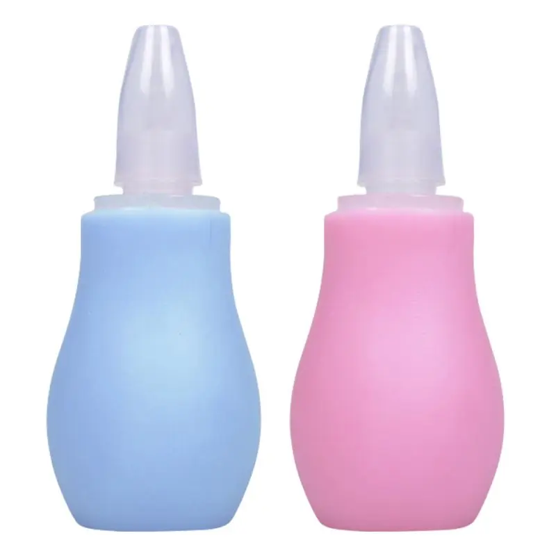 

Safety Soft Silicone Baby Nasal Aspirator Baby Nose Cleaner Pump Infant Snot Vacuum Sucker For Baby
