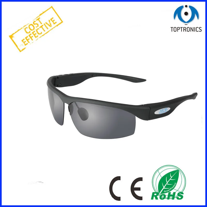 

2016 free shipping cheap Bluetooth eyeglasses headset smart glasses Driver style sunglasses with earphones polarized smartglass