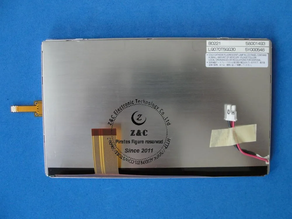 LQ070T5GG30 7,0 дюймовый ЖК-экран панель для gps-навигации с сенсорным экраном дигитайзер