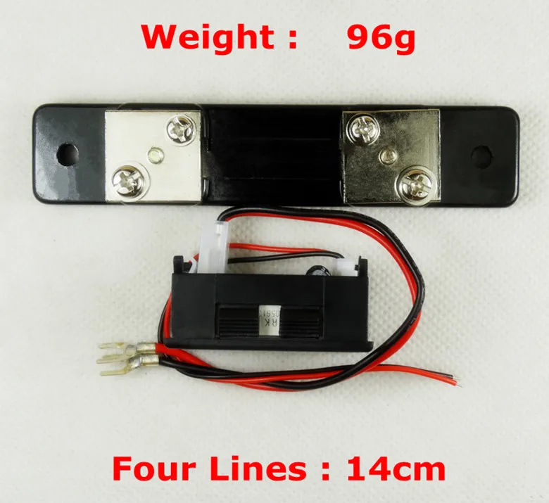 RD 0,5" Цифровой амперметр APM dc 0-50A 4 провода трехзначный измеритель тока панель с шунтом светодиодный дисплей Цвет [3 шт./лот]