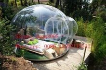 Inflatable Bubble Tent House Dome Outdoor Clear Show Room with 1 Tunnel for Camping for Photo