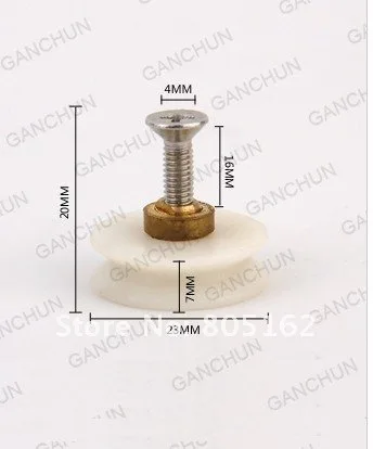Ролик двери душевой кабины, ролик стеклянной двери, ролик душевой ванны, колеса, шкив(XYHL-001