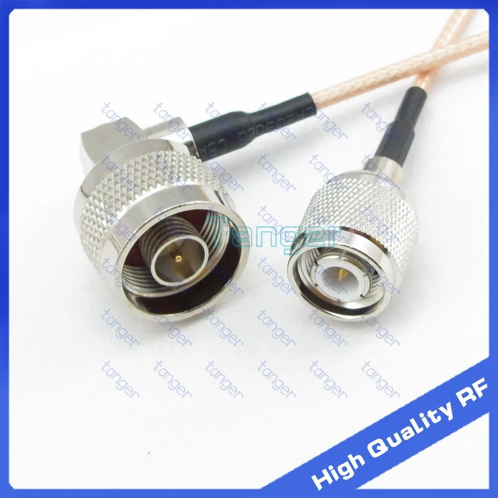 

6inch TNC male to N male right angle with RG-316 RF Coaxial Pigtail Jumper cable 6" 15cm Tanger High Quality RF cables