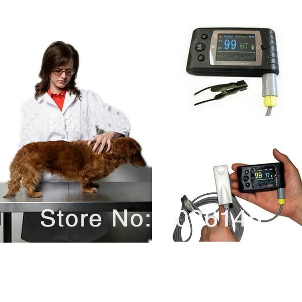 CE& FDA Ветеринария ветеринар Животные TFT палец пульсоксиметр, SPO2 оксиметрии+ USB+ CD