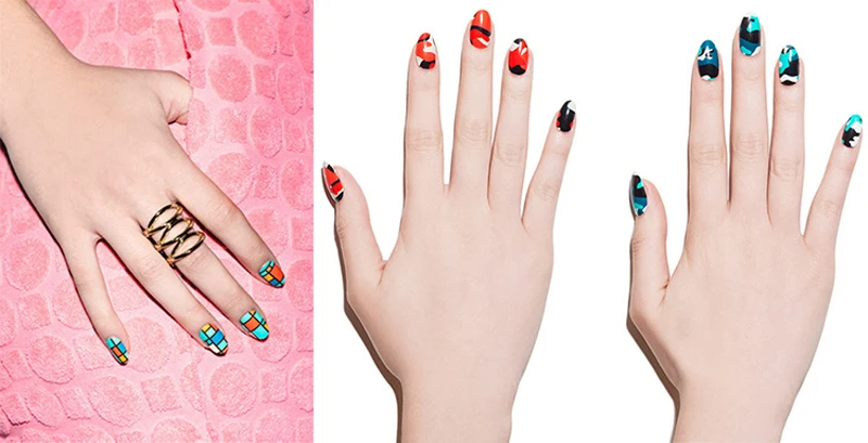 Мода Камуфляж стиль наклейки на ногти из фольги нетоксичные лаки для ногтей обертывания патч гель Дизайн ногтей украшения красота стикер