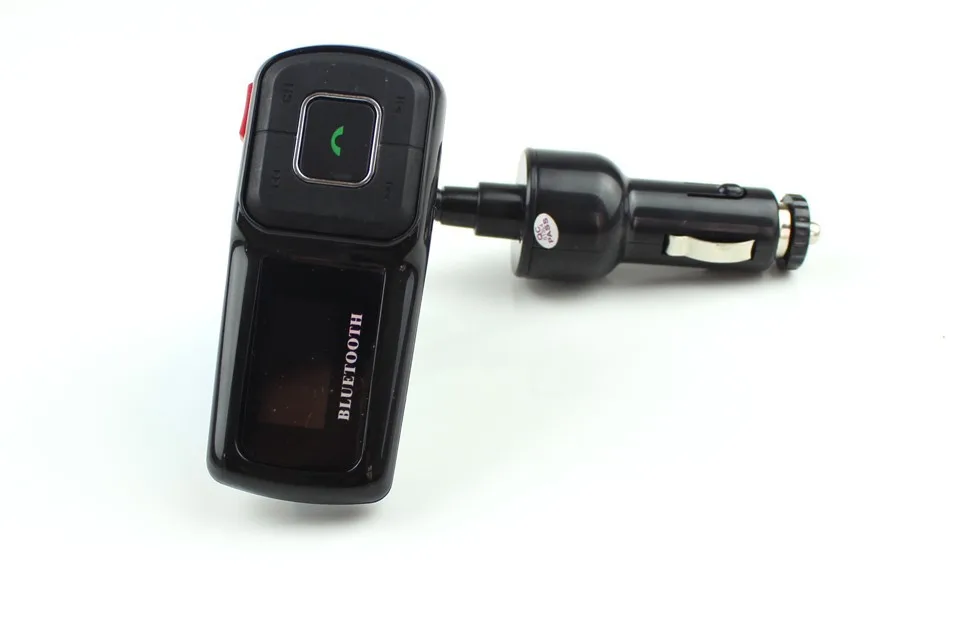 Универсальный Hands Free Bluetooth Car Kit MP3 плеер fm-передатчик BT63 без Батарея громкой связи пульт дистанционного управления звонки Hands