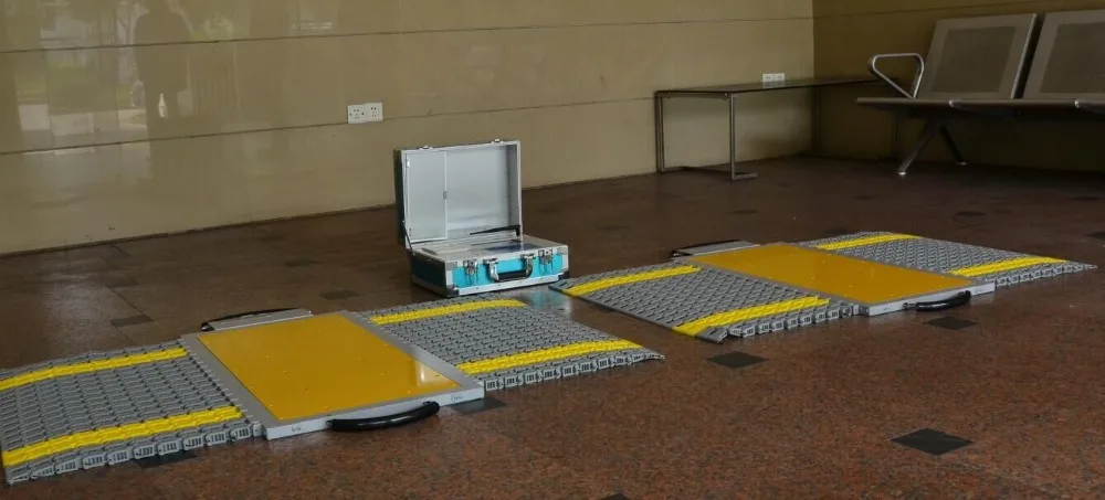 40 т/Ось беспроводной Динамический портативный мост автомобиля портативный весы для грузовиков взвесить мост вес колодки