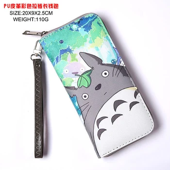 

My Neighbor Totoro Anime Colorful PU Leather Wallet Printed With Totoro Card Holder Purse for Men Women