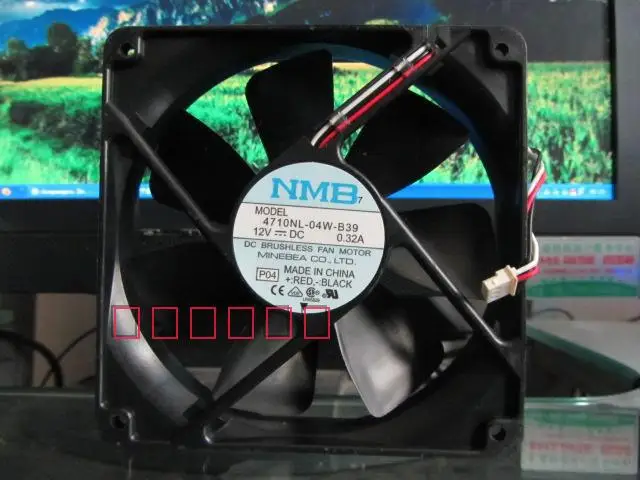 НМБ 4710NL-04W-B39 P04 120x120x25 мм 12025 12 см 120 мм вентилятор DC 12 В 0.32A 3-провод инвертор Сервер вентилятор охлаждения