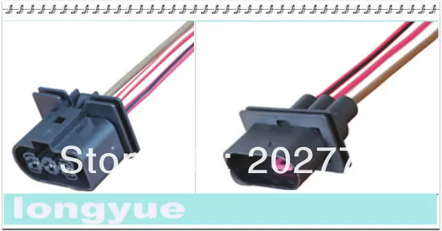 Longyue 10kit 3way Универсальный женский и мужской Разъем жгут проводов комплект новый 15 см проволоки
