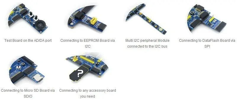 Open103R посылка B# STM32F103RCT6 STM32F103 STM32 ARM Cortex-M3 Open103R макетная плата+ 8 комплектов модулей+ PL2303 USB UART плата
