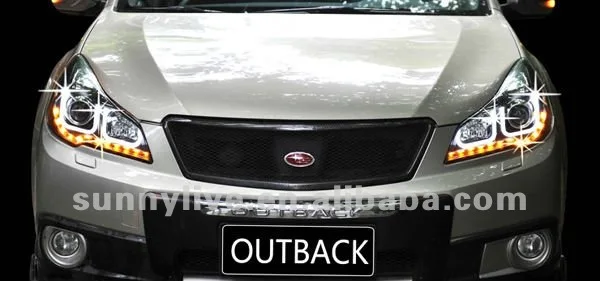 Для Subaru Outback светодиодный светильник ангельские глазки 2010-12 u-образного типа