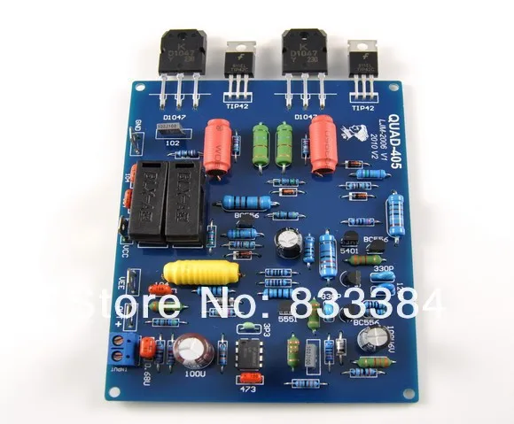 Собранная Плата усилителя звуковой мощности QUAD405(включает 2 канала