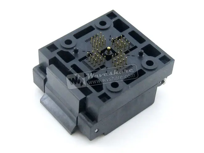 QFN-48(52)BT-0.4-01 QFN48 MLP48 MLF48 Enplas QFN 6x6 mm 0.4Pitch IC Test Burn-In Socket with Ground Pin