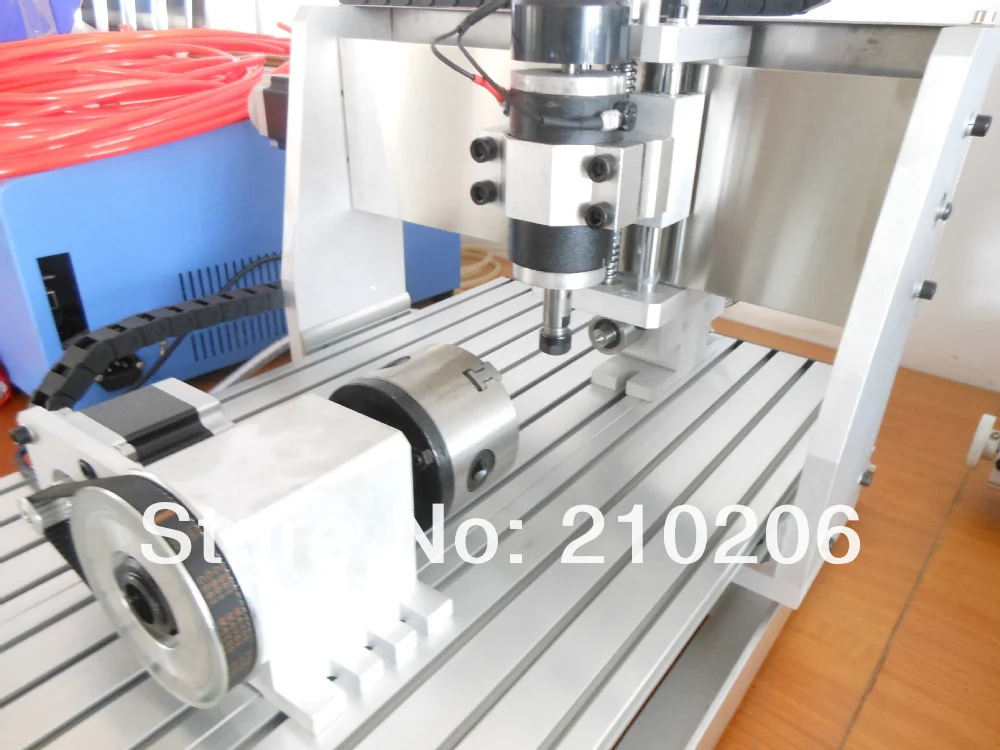 Шариковый винт 4 оси USB контроллер CNC3040 300 Вт шпиндель с воздушным охлаждением, фрезерный станок с ЧПУ 3D гравировальный станок с ЧПУ 110 v/220 v