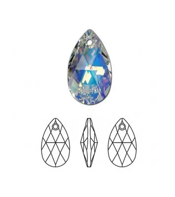 30 шт. 50 мм AB Хрустальное стекло миндаля лампа люстра PRISM X'MAS свадьбы кулон