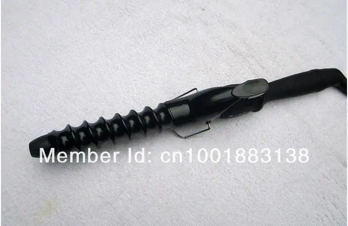 Профессиональные щипцы для завивки LED Дисплей Спиральные бигуди 110 В-240 В Черный Styler