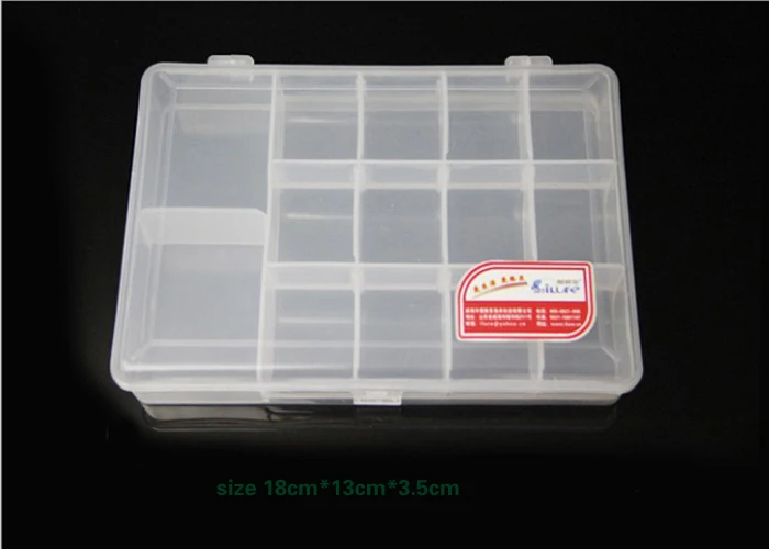 Коробка для рыболовных снастей пластиковая коробка 18 см* 13 см* 3,5 см ILURE контейнер