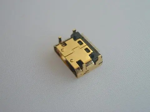 100 шт. разъем HDMI Женский 19Pin SMT Тип с локаторами упакованы в ленту
