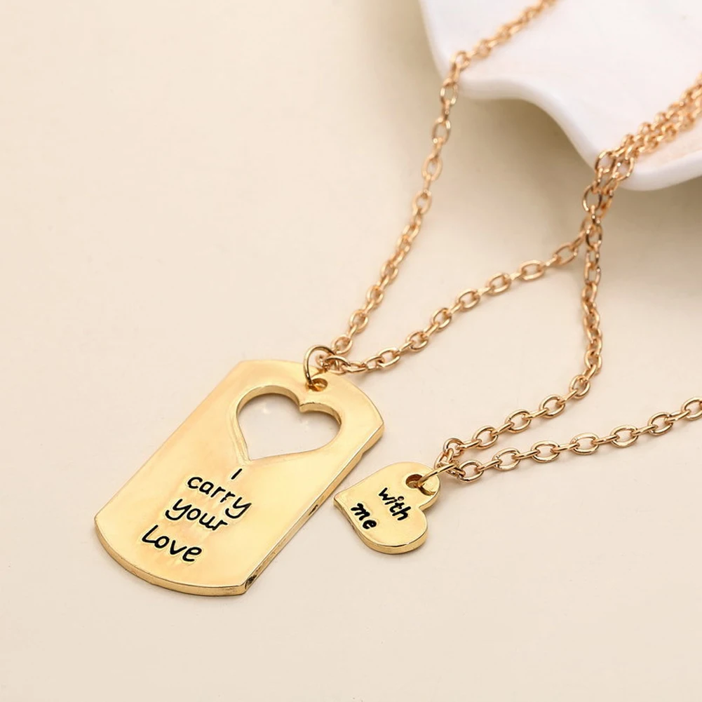 Fashion Couple Necklace Set Handmade Necklaces For Men Women Wedding