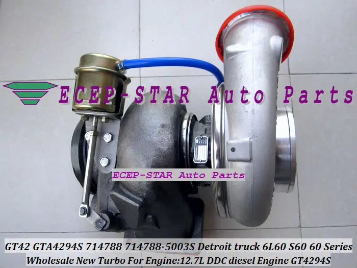 GT42 GTA4294S GT4294S GT4294JNS 714788 714788-5003S Turbo for American Detroit truck diesel 6L60 S60 60 Series 12.7L DDC Engine Turbocharger (3)