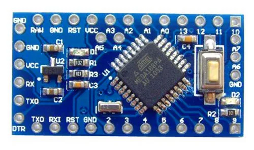 

Free Shipping!!! Pro Mini improved version / ATmega168 AVR core board / development board /Electronic Component