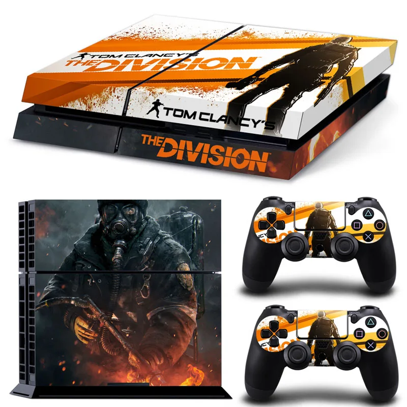OSTSTICKER The Division style Защитные чехлы для PS4 консоли и 2 контроллеров