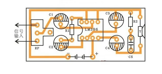 10pcx моно LM386 Мощность Усилители домашние комплект модуль