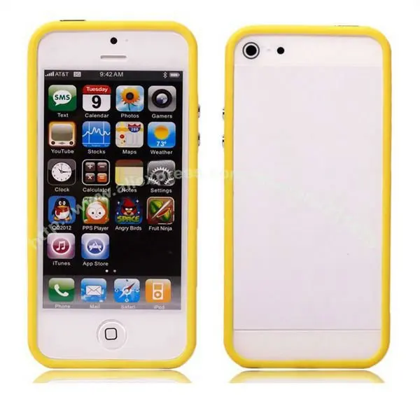 100 шт./лот DHL. мягкий ТПУ бампер для iPhone 5 5G, силиконовый чехол для iPhone 5 с розничной упаковке
