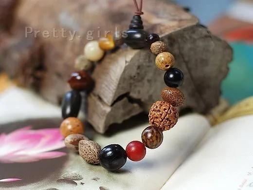 Оптовая Тибетский ювелирные изделия Религия Handmade природных Тизи Бусины стрейч Браслеты Для мужчин/Для женщин очарование High-End Подарок