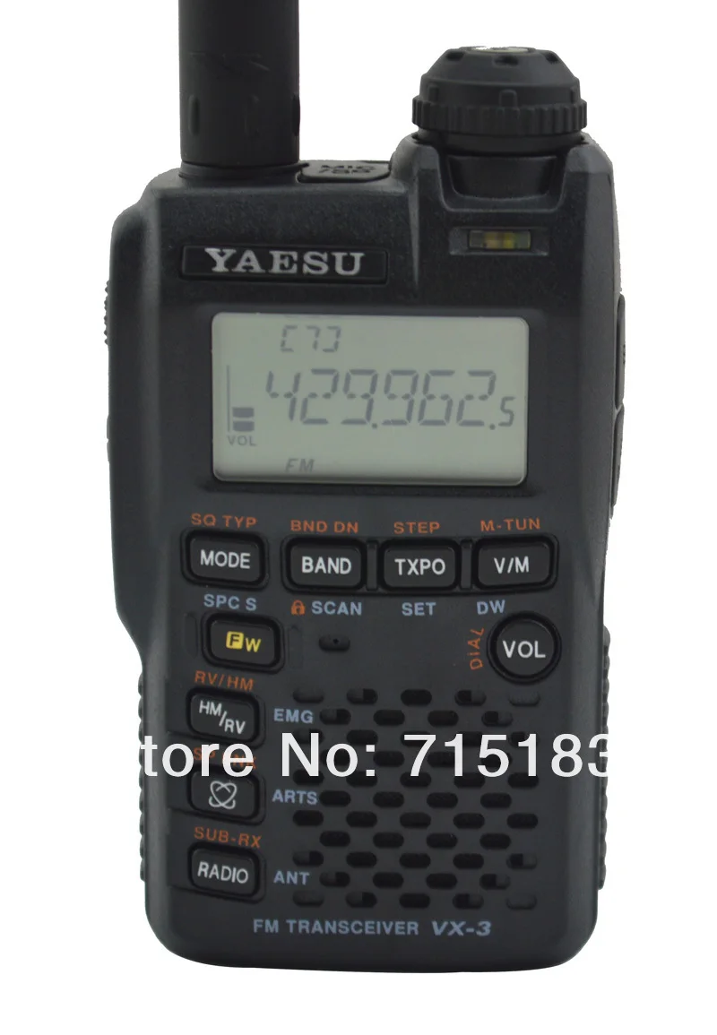 Yaesu VX-3R радио ультра-компактный Dual Band Ручной FM трансивер/двухстороннее радио/yaesu Walkie Talkie переговорные